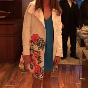 Desigual floral trench coat